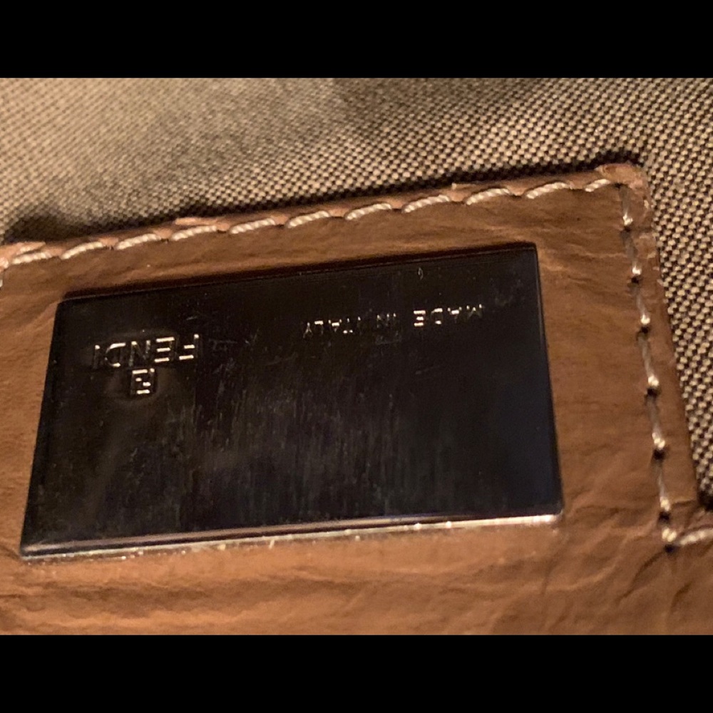 FENDI Logos De Jules Hand Bag Metallic  Vintage - Picture 9 of 12